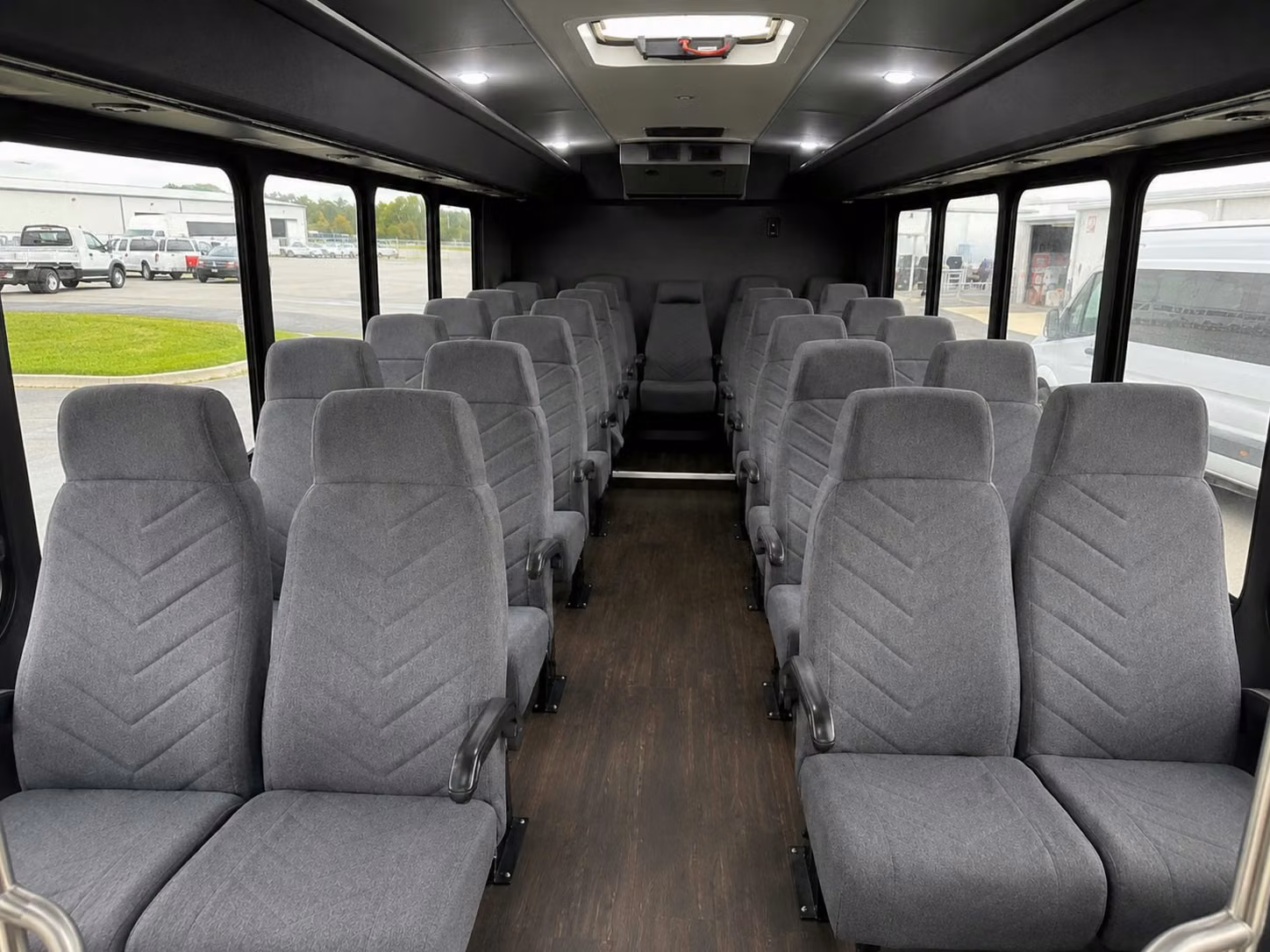 15 passenger minibus inside
