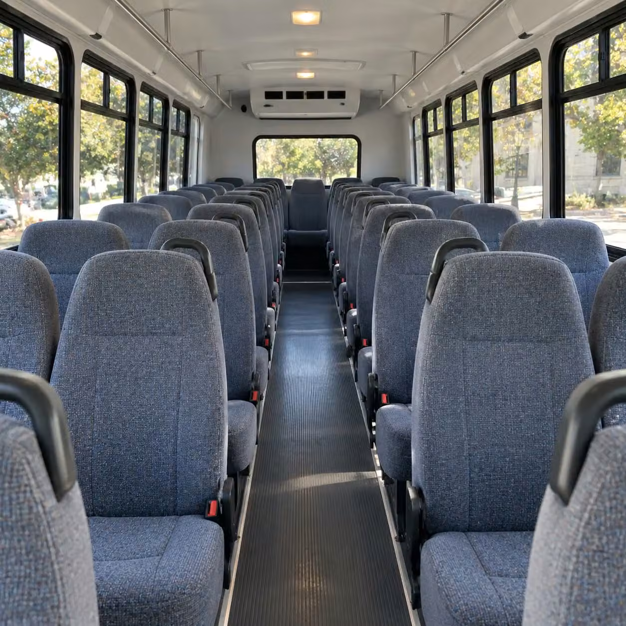 25 passenger minibus interior
