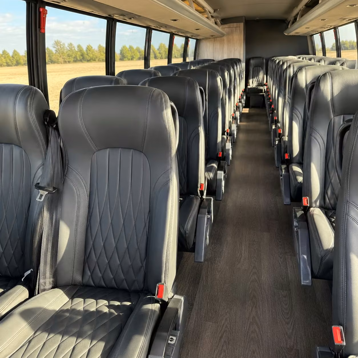 30 passenger minibus inside
