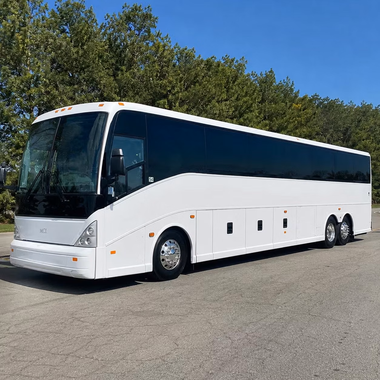 peoria 56 passenger charter bus rental