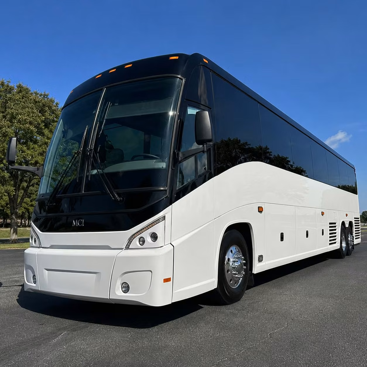 peoria charter bus rental exterior