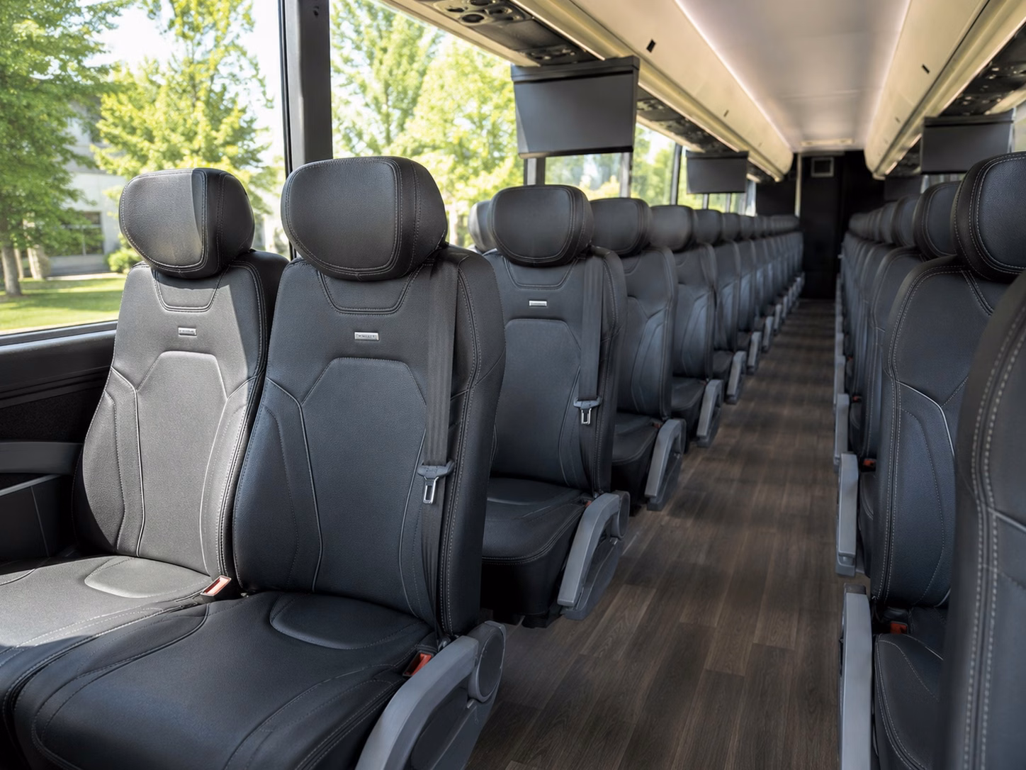 peoria charter bus rental inside