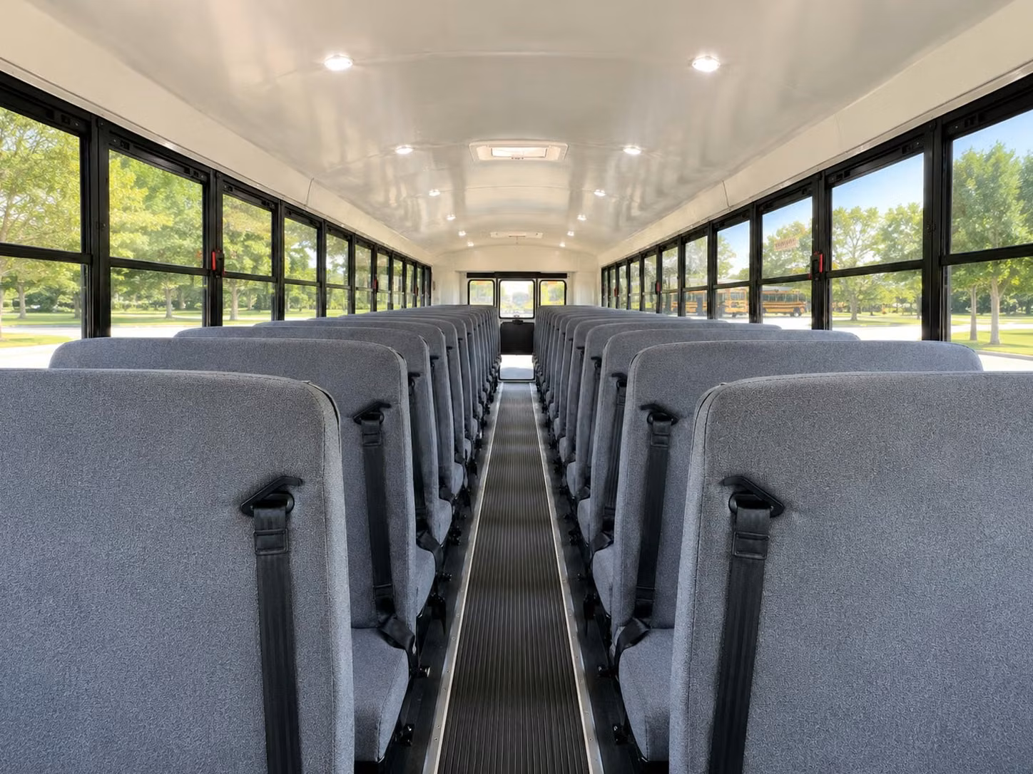 school bus interior